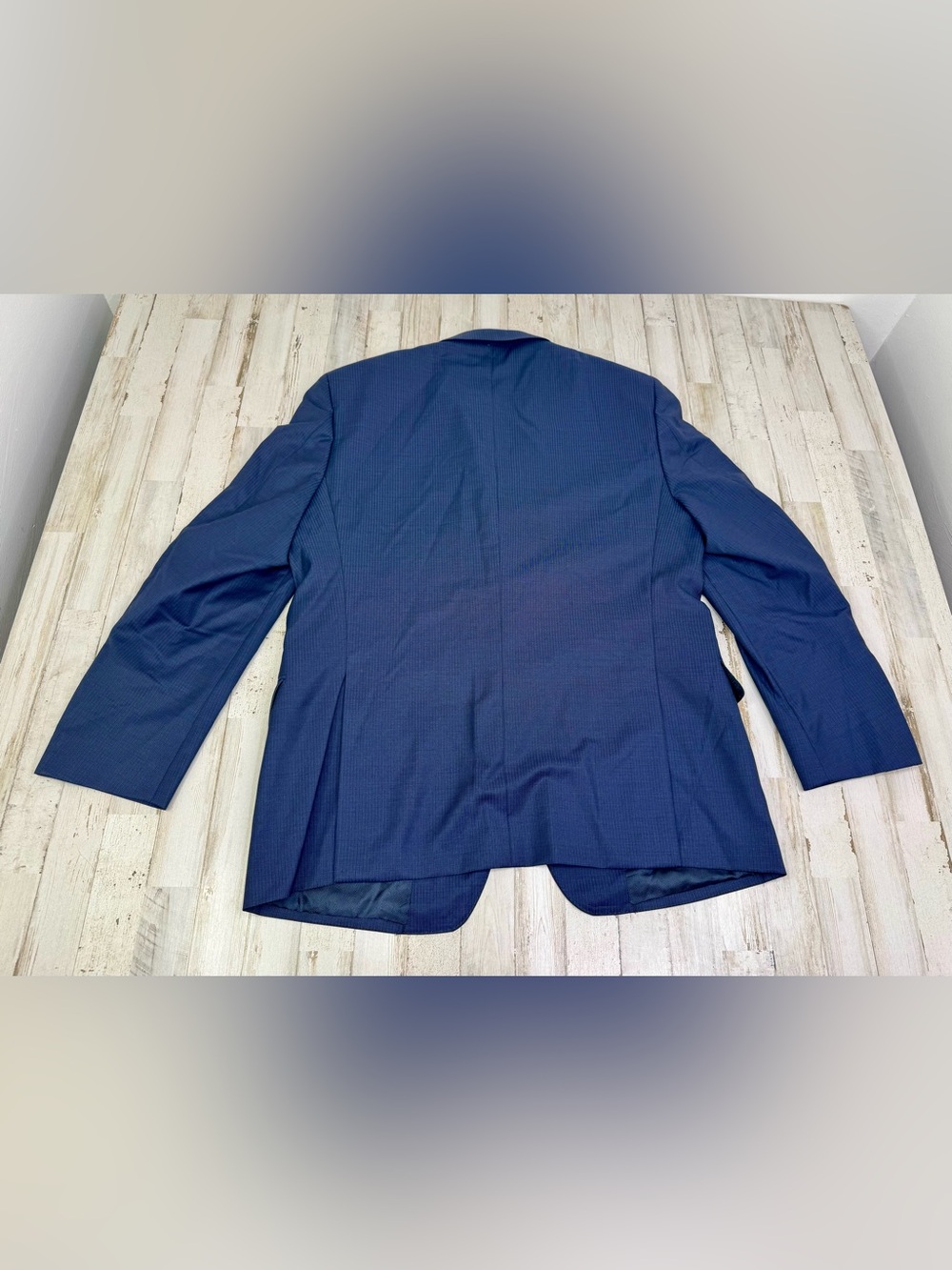 Jos A Bank Reserve Blazer Mens 44R Blue Super 120s Wool - Picture 6 of 12